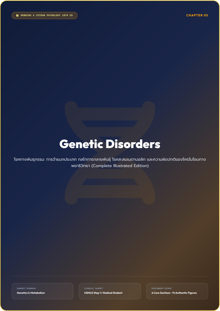 ภาพปกจริงจาก PDF Genetic & Pediatric Diseases